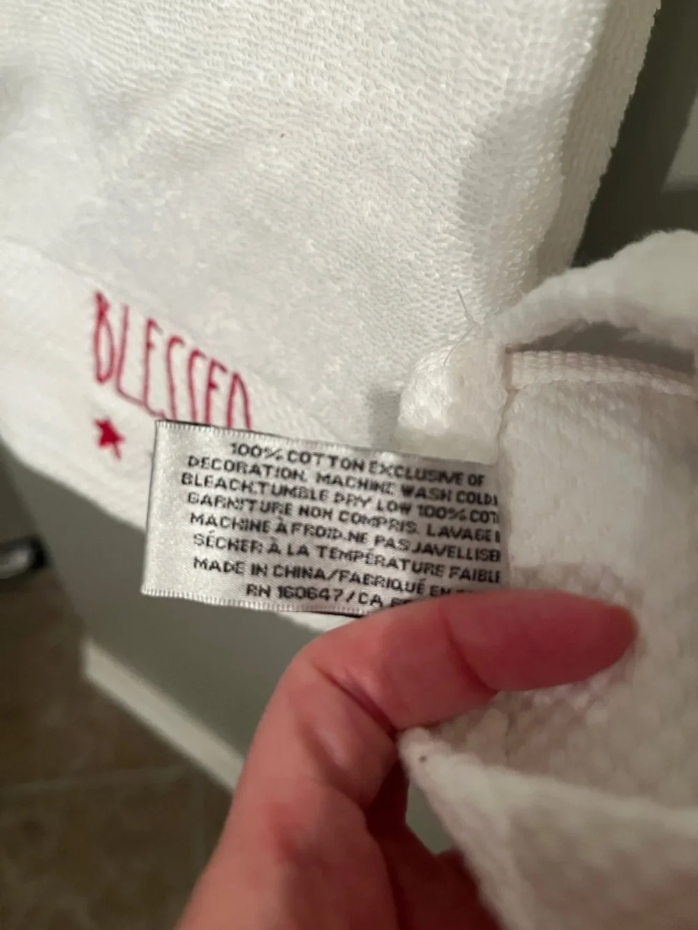 Rae Dunn hand towels
